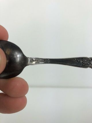 Vintage Sterling Silver State of Washington Souvenir Spoon 16g 5