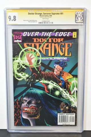 Doctor Strange Sorcerer Supreme 81 (1995) Cgc Graded 9.  8 Signature Stan Lee