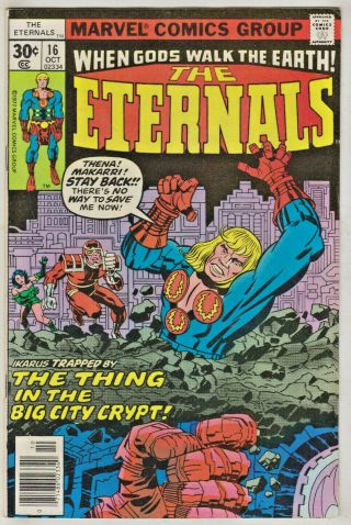 Eternals 16 Vf 1977 Jack Kirby Marvel Bronze Age Comics