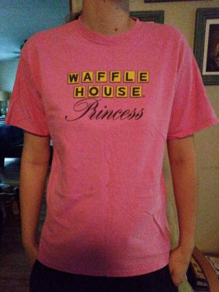 Waffle House Pink Princess T Shirt Size Med