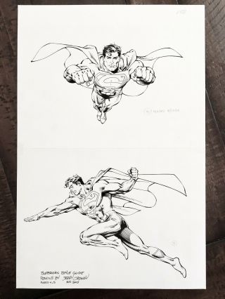 Dc Comics Superman Style Guide Art X Jerry Ordway & Sandra Hope