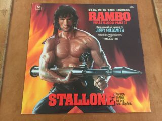 Soundtrack Lp Rambo First Blood Part Ii Nm Stv 81246 1985