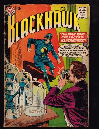 Blackhawk 126 " The Secret Of The Glass Fort " (3.  5) 1958 Wh