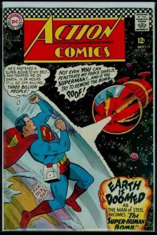 Dc Comics Action Comics 342 Superman Vg/fn 5.  0