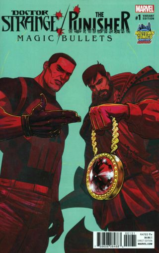 Dr Doctor Strange Punisher Magic Bullets 1 Run The Jewels Midtown Variant Nm