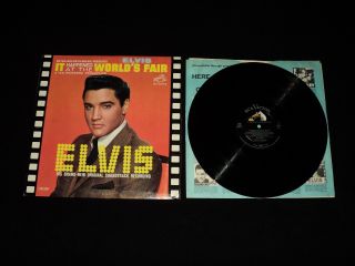 Elvis Presley - It Happened At The Worlds Fair,  Rca/victor Records (stereo),  1963