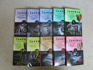 The Sandman - Neil Gaiman - Complete 10 Volume Hardcover Set,  Others