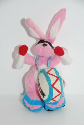 1997 Pink Energizer Battery Bunny Plush Toy Collectible.  7 " Tall.  Promotional