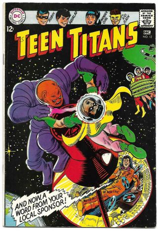 Teen Titans 12 Vf 8.  0 Higher Grade Silver - Age Kid Flash,  Robin,  Wonder Girl