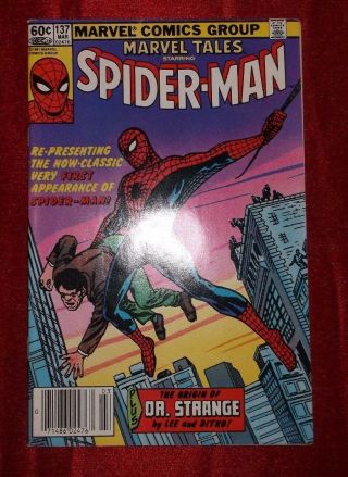 Marvel Tales Starring Spider - Man 137 Reprints Fantasy 15 Nm - Near
