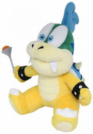 Larry Koopa Stuffed Plush Doll 7 " Mario Bros Little Buddy Toy