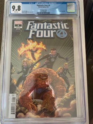 Fantastic Four 4 Cgc 9.  8 Ron Lim Variant