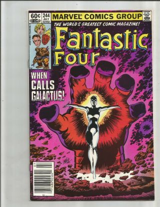Fantastic Four 244 (1982) 1st Appearance Frankie Raye Nova Newstand