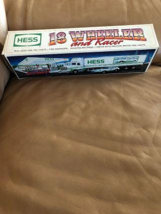 1992 Hess 18 Wheeler And Racer.