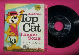 Top Cat Theme Song - 45 Rpm With Picture Sleeve - Golden Record 689