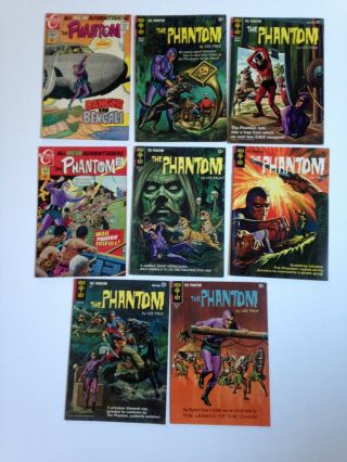 Vintage " The Phantom " Comic Books By Lee Falk Group Of 8 1960 