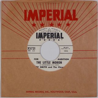 Huey Smith & The Clowns: Little Moron / Someone To Love Imperial R&b Promo 45 Nm