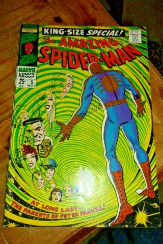 The Spider Man Annual 5 (vf, ) Mid Grade,