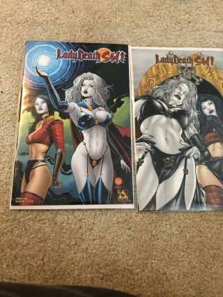 Lady Death Shi " Jewel Virgin " Set Preview And 0 Issues @ $39 Each