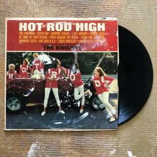 The Knights Hot Rod High Lp Rare Surf Instrumental Vocal Gary Usher - Hear Promo