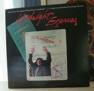 Midnight Express By Giorgio Moroder Lp Soundtrack Vinyl Record 1978 Casablanca