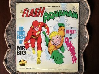 The Flash Aquaman Power Records 2301 33 - 1/3 Rpm Vinyl Little L.  P.