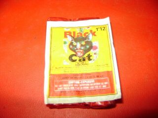 Black Cat Firecracker Label 12 