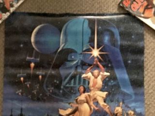 Vintage 1978 Hildebrandt Star Wars A Hope Movie Poster 20”x28” A18 2