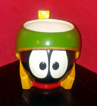 Looney Tunes Marvin The Martian 1992 Warner Bros Applause Ceramic Coffee Mug Cup