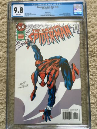 The Spider - Man 408 Variant Cgc 9.  8 White Pages