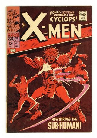 Uncanny X - Men (1st Series) 41 1968 Gd/vg 3.  0