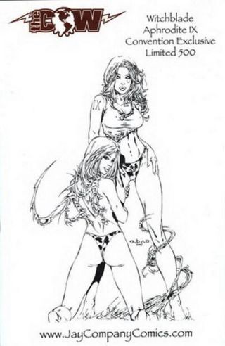 Witchblade 18 Jay Co Sketch Foil Logo Cover With
