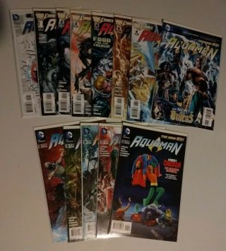 Aquaman 0,  1 - 52 And Annuals 1 And 2 With Variant Covers - Dc 52