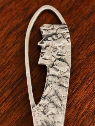 - Bates & Klinke Sterling Silver Souvenir Spoon: Old Man Of The Mountains,  N.  H.