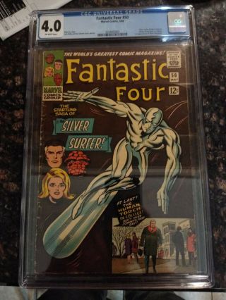 Fantastic Four 50 (may 1966,  Marvel).  Newly Graded.  Cgc 4.  0.