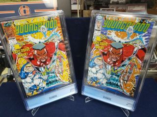 (2) CGC 9.  6 YOUNGBLOOD 1 Comics Rob Liefeld Story and Art 1st Image EVER 4