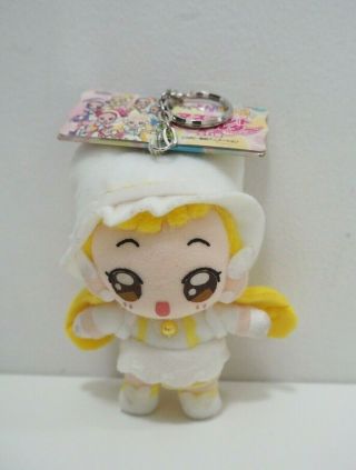 Ojamajo Doremi Hana Chan Banpresto 2002 Mascot Keyring Plush 4 " Tag Doll Japan
