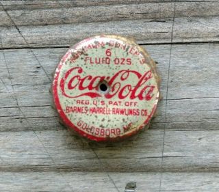 1920s Goldsboro Coca - Cola North Carolina Coca Cola Bottle Cap Cc4 Rare Barnes