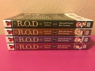 R.  O.  D.  Read or Dream vol 1 - 4 by Hideyuki Kurata and Ran Ayanaga Manga English EX 5