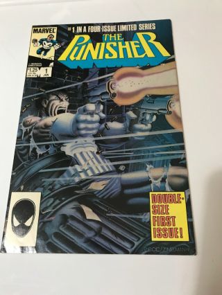 The Punisher 1 (jan 1986,  Marvel) Mike Zeck Art Mini Series