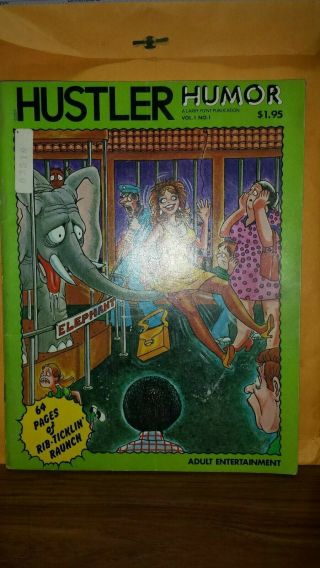 Hustler Humor 1978 Vol.  1 No.  1 Adult Comic Sexy Chester Larry Flynt First Iss.