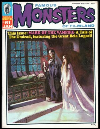 Famous Monsters Of Filmland 61 Fine - (mark Of The Vampire) Warren