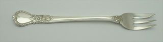 Ballet By Weidlich Sterling Silver Rose Oyster Seafood Fork 5 1/2 " Circa 1935