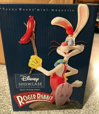 Disney Showcase Electric Tiki Roger Rabbit Teeny Weeny Mini Maquette Signed Rare