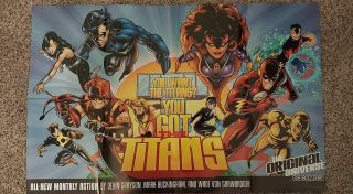The Titans Promo Poster 1998 Dc Comics 22x34 Comic Kings