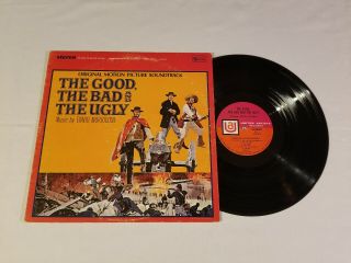Ennio Morricone ‎– The Good,  The Bad And The Ugly Ost 1968 Vinyl Soundtrack Vg,