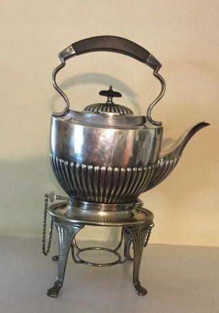 Antique Silver Plated Tilting Tea Pot With Stand: Jbc Ltd.