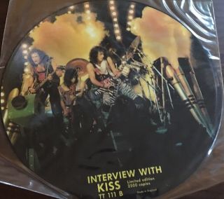 Interview With Kiss - Limited Edition Uk Picture Disc 12 " Tt 111 Lp Ltd Ed Pic