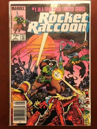 Rocket Raccoon 1 Pub By Marvel Comics May 1985 Part 1 Of 4 Limited Series