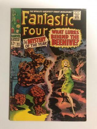 Fantastic Four 66 Vg Origin Of Him (warlock) 1967